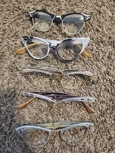 Vintage 1950/60 Glasses Lot Of 5. Vogue, Bausch & Lomb, American Optical - Picture 1 of 15