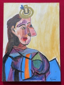 Pablo Picasso (Handmade) Sealed Painting Oil on canvas Size 25x35 cm - Picture 1 of 4