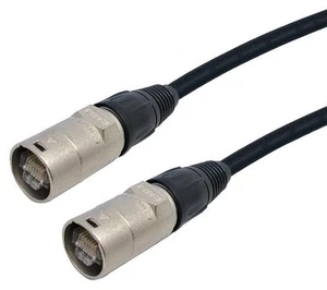 VDC - Kabel LAN Cat5e Neutrik Ethercon ke Ethercon RJ5, 5m Hitam - Picture 1 of 1