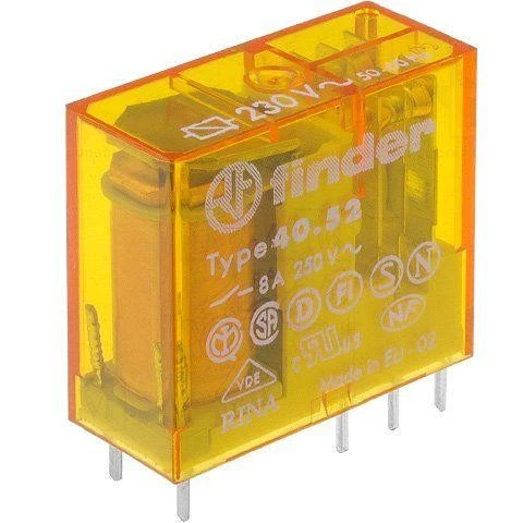 Relais Finder 40.52.8.230.0000 230VAC 8A 2RT
