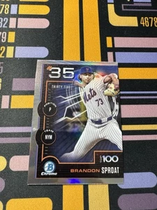 Bowman Brandon Sproat 2025 #BTP-35 Bowman Scouts Top 100 Mets de Nueva York - Imagen 1 de 2