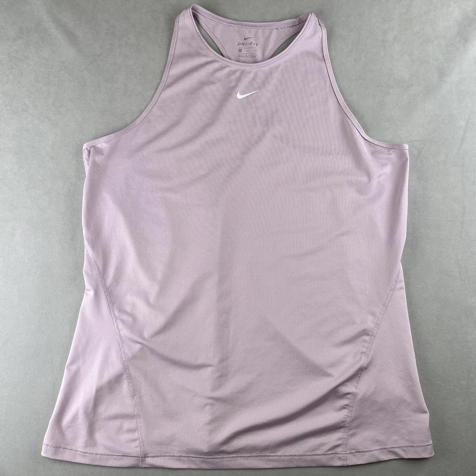 Camiseta sin mangas Nike Dri-FIT para mujer XL púrpura espalda deportiva gimnasio CZ6484-576 Foto 1 de 4