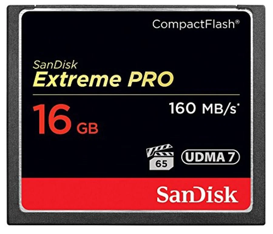 SanDisk Extreme Pro 16GB Compact Flash Card 160 MB/s UDMA 7 (SDCFXPS-016G-A46) - Image 1 of 1