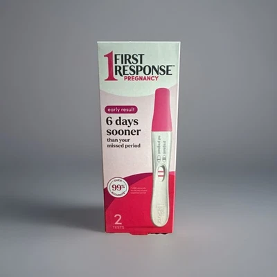 Prueba de embarazo resultado temprano PRIMERA RESPUESTA 2 unidades. 6 días antes exp. 3/27 Foto 1 de 4