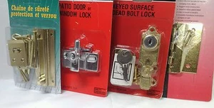 Door locks Metal Choice Keyed or Non Key Mounted New Home Security - Picture 1 of 10