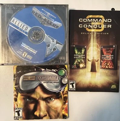 Command & Conquer Collection Big Box PC Game Lot 5 Discs Incomplete Bonus Manual - Image 1 of 4