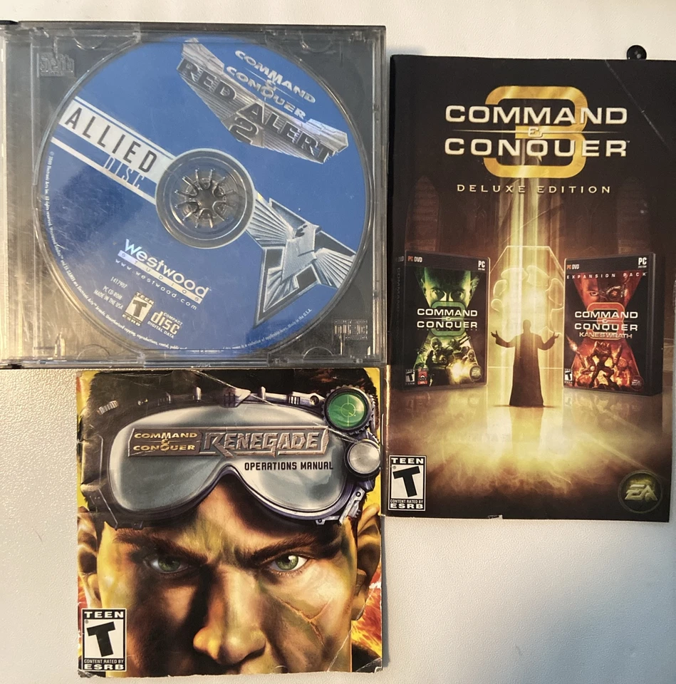 Command & Conquer Collection Big Box PC Game Lot 5 Discs Incomplete Bonus Manual - Image 1 of 4