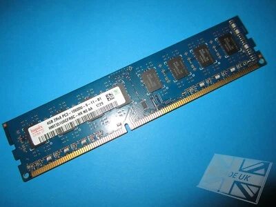 Hynix 4GB HMT351U6CFR8C-H9 N0 AA PC3-10600U DDR3 Desktop Memory - Image 1 of 4