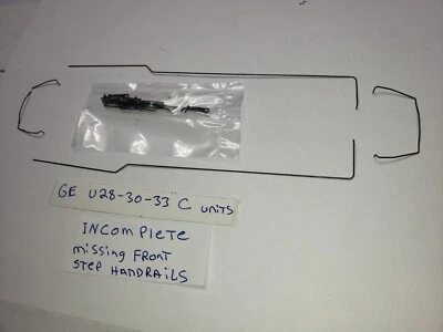 U28C AS IS INCOMPLETE HANDRAILS STANCHIONS SET HO Athearn GE U28C ,U30C, U33C - Image 1 of 4