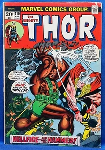 Thor #210 (1973) Thor vs Ulik - 1st App of Ulla - Bronze Age - Marvel - VG/FN - Picture 1 of 10