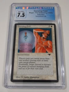 Magic MTG Graded Antiquities Damping Field Reserved List CGC 7.5 Near Mint+ - Picture 1 of 6