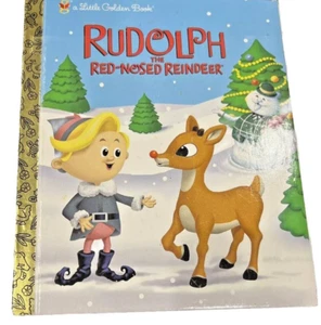 Un pequeño libro dorado, Rudolph el reno nariz roja, tapa dura 2006 - Imagen 1 de 9