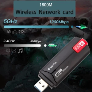 WIFI6 wireless WiFi receiver transmitter wireless network card 1800M share WiFi - Picture 1 of 6