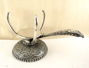 Antique Wilcox Silverplate Mechanical Handled Cheese Ball Holder - Picture 1 of 10