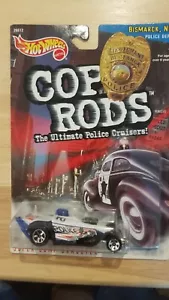 Hot Wheels 1999 Cop Rods Series 2 Super Comp Dragster Bismarck, ND Police Dept. - Picture 1 of 4
