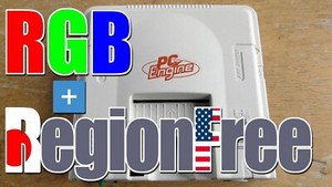 PC Engine Csync RGB Audio Amp Region Free Jailbar fix compatible Sega Genesis 2