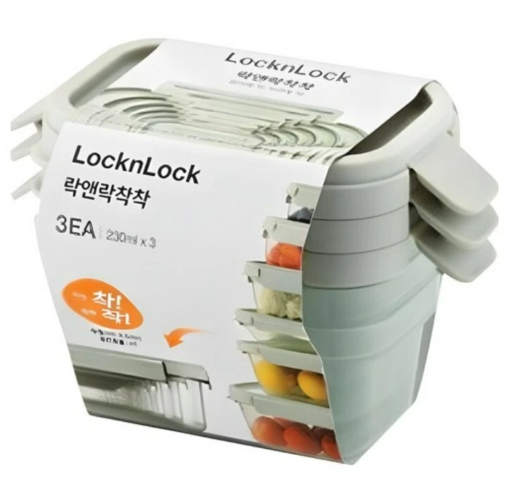 Lock n Lock Food Storage Containers Stackable Lunch Box  Nesting Module 착착 - Image 1 of 4