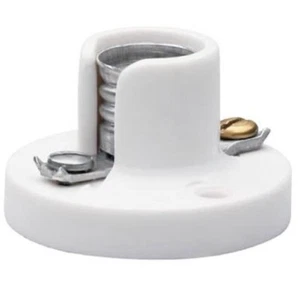 Legrand 10028 Lampholder Plastic Cleat Keyless Candelabra Base 75W 125V - Picture 1 of 6