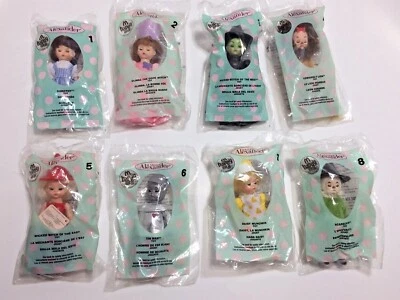 Mcdonald’s Madame Alexander Dolls Wizzard of OZ 2007 conjunto 8 sin abrir nuevo + bolsa Foto 1 de 4