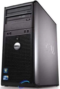 PC Computer fisso DELL 760 TOWER CPU CORE 2 DUO RAM 4 GB HDD 250 GB W10P O W11PR - Foto 1 di 3