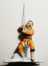 Star Wars Unleashed Luke Skywalker Snowspeed Pilot 7" Figure (Hasbro, 2004) Hoth