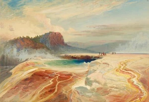 12894.Decor Poster.Room wall interior art design.Yosemite landscape painting - Picture 1 of 1
