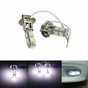2x H3 9 SMD Tagfahrleuchte Tagfahrlicht Scheinwerfer Glühbirnen Birnen Lampen - Bild 1 von 12