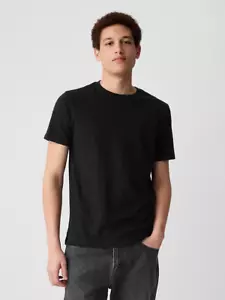 Neu mit Etikett GAP schwarz Everyday Rundhalsausschnitt Kurzarm Tee T-Shirt 100 % Baumwolle Herren L XL - Bild 1 von 5