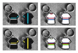 SKY Tour de France t-shirt/jersey keyring cycling Your own name and flag CUSTOM - Picture 1 of 13