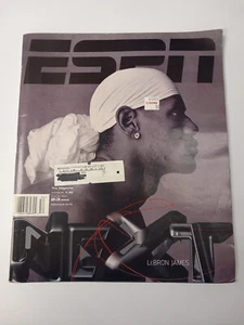 2002 LEBRON JAMES FIRST ESPN THE MAGAZINE APPEARANCE HIGH SCHOOL ALL TIME SCORE - Picture 1 of 3