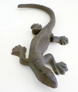 Cast Iron Wall  Lizard Gecko Salamander Desert OUTDOOR DECOR - Picture 1 of 9