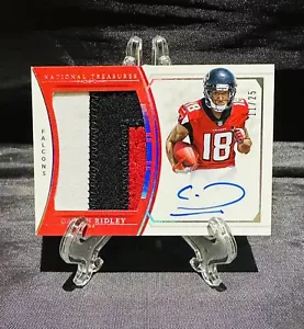 2018 Panini National Treasures CALVIN RIDLEY Rookie Player Wrn Patch Auto #11/25 - Picture 1 of 2
