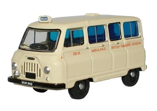 Oxford Diecast 76JM019 Morris J2 Ambulance British Railways OO Gauge - Image 1 of 1