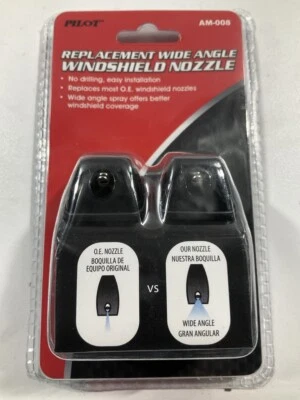 Pilot AM-008 Universal Wide Angle Windshield Washer Spray Nozzle, - Image 1 of 4