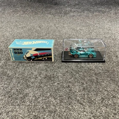 Mattel Hot Wheels RWB Porsche 930 escala exclusiva para coleccionistas: 1:64, azul Foto 1 de 4