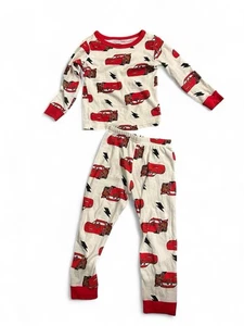 Disney Lightning McQueen Cars pajamas Unisex Size 5T - Picture 1 of 4