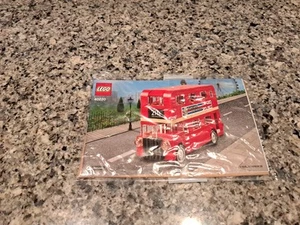 Lego 40220 London Bus INSTRUCTION MANUAL ONLY - Picture 1 of 1