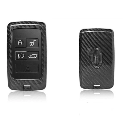 For Land Rover Sport Discovery Remote Key Case Shell Cover Carbon Fiber LHB BLK - Image 1 of 4