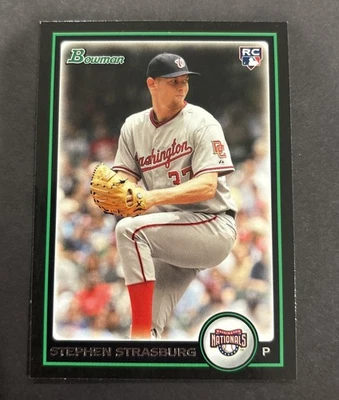 Bowman Stephen Strasburg 2010 novato RC #BDP1 Washington Nationals Foto 1 de 2