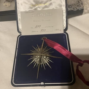 1990 Buccellati Zenith Stern Sterling Silber Weihnachtsschmuck; OrigBox #277/750 - Bild 1 von 5
