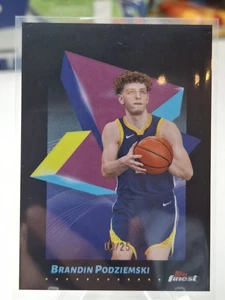 2024 Topps Finest #87 Brandin Podziemski Black Refractor 03/25 - Bild 1 von 3