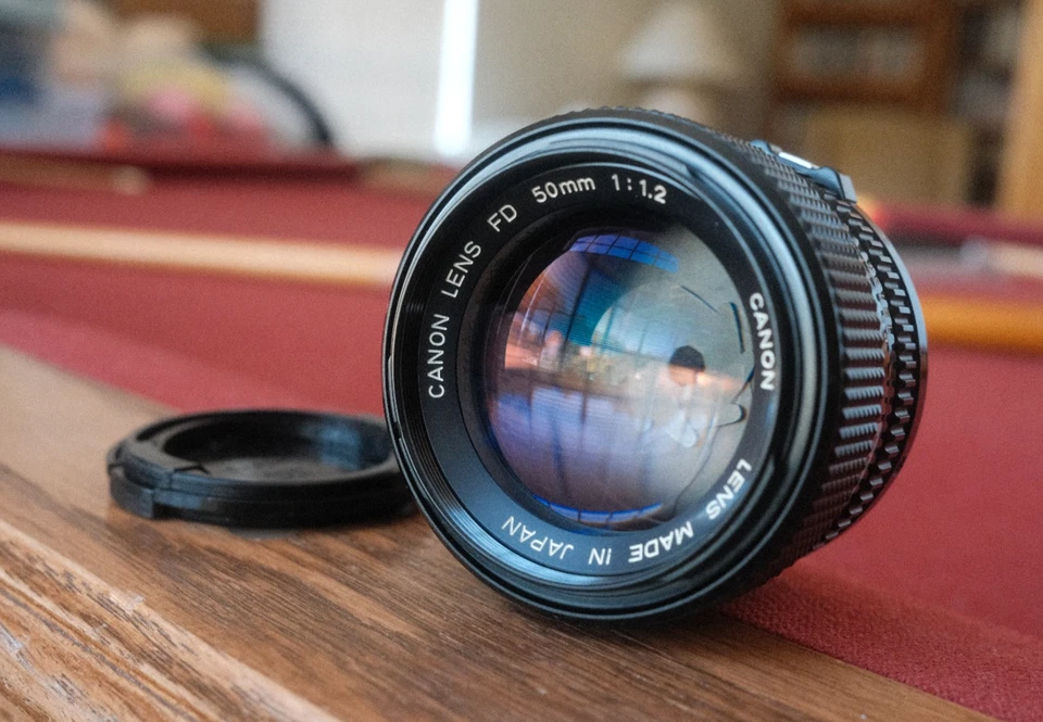 *Casi Como Nuevo* Lente Canon FD NFD 50 mm F/1,2 Prime Standard MF Japón *VENDEDOR DE EE. UU.* Foto 1 de 4