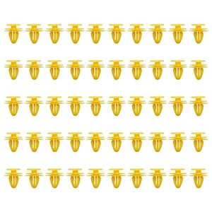 For Volvo S80 S40 S60 C30 C70 Panel Clips Fasteners Kit Part Set Yellow - Picture 1 of 12