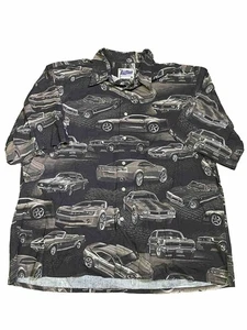 Reyn Spooner Shirt Mens Large Camaro Button Up Chevrolet Car Hawaiian Eddy Y - Picture 1 of 9