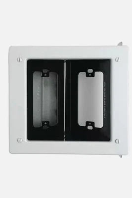 Legrand TV2M-W 5盒白色金属2-Gang嵌入式电视盒FNFP — 第 1/4 张图片