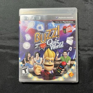 Buzz! Quiz World Sony PlayStation 3 komplett (nur Spiel, keine Buzzers) PS3 - Bild 1 von 5