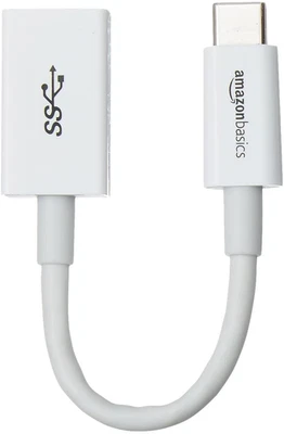 USB-C to USB-A 3.1 Gen1 Female Adapter Cable Converter, 5Gbps High-Speed, USB-IF - Image 1 of 4