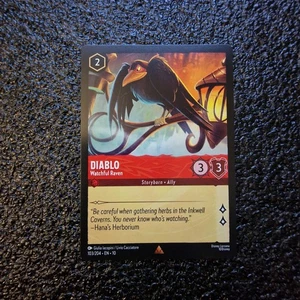 Diablo Watchful Raven - 103/204 - Rare - Disney Lorcana - Picture 1 of 2