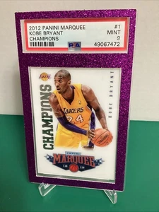 2912 Panini Marquee #1 Kobe Bryant Champions PSA 9 Los Angeles Lakers Purple - Picture 1 of 11