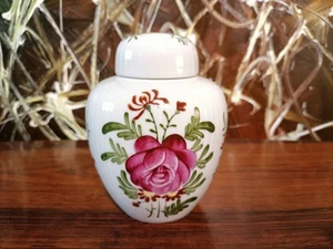 NIPPON TOKUSEI Ostfriesische Rose, schöne Teedose, handgemalt - Picture 1 of 5